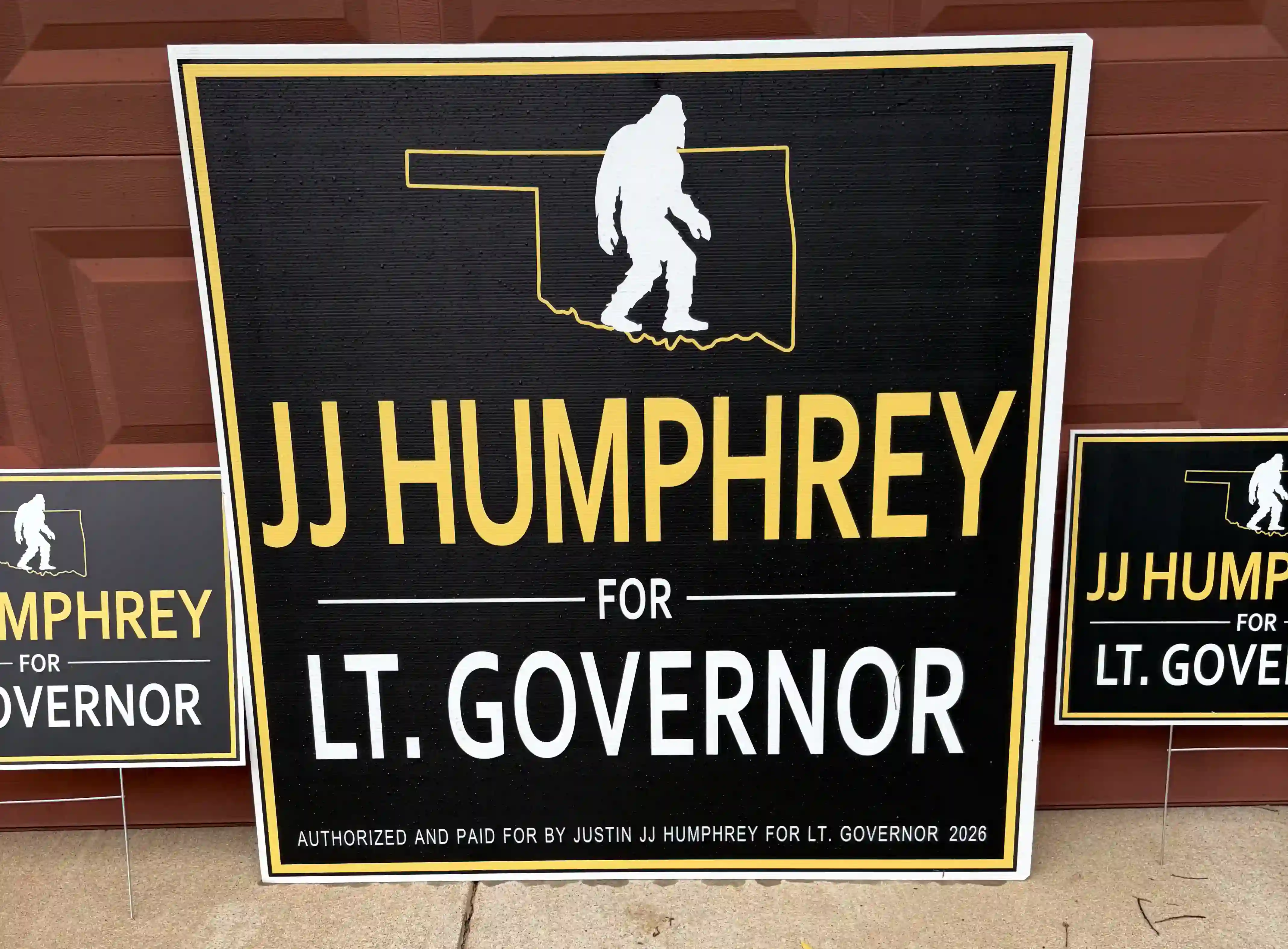 JJ Humphrey 4x4 Campaign Sign